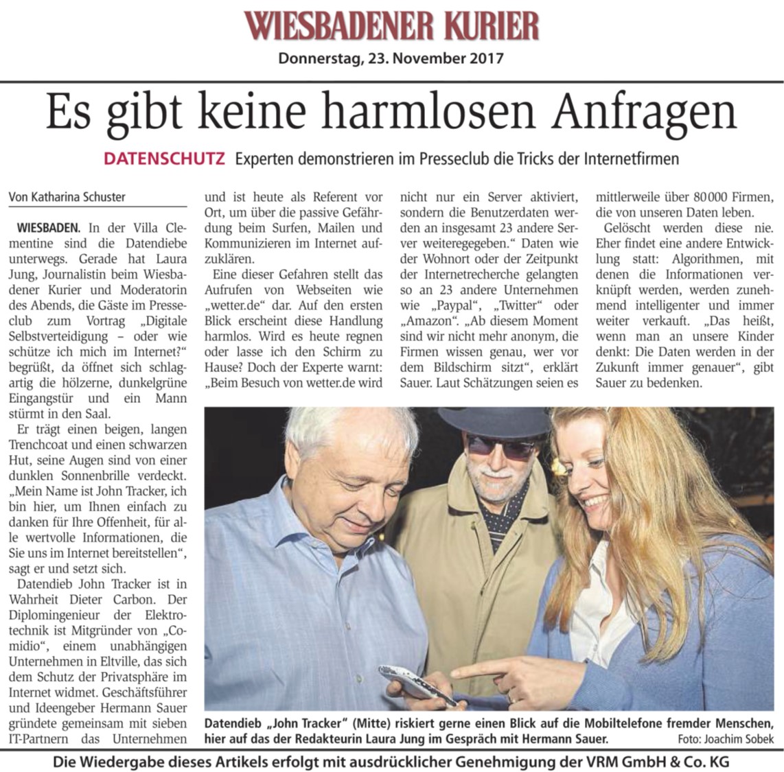 20171123_WK_Es gibt keine harmlosen Anfrage