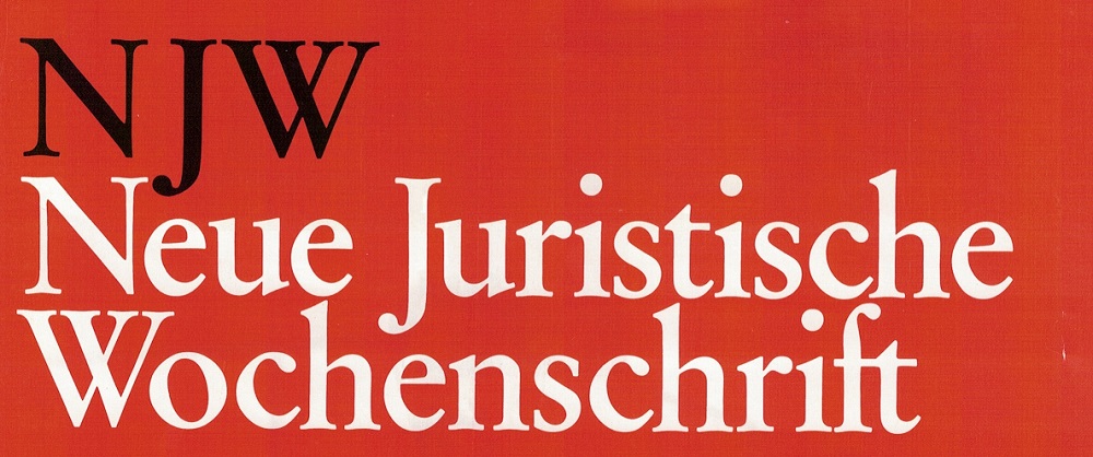 Artikel in Neue Juristische Wochenschrift 47/2017 „Privacy by Design in der anwaltlichen Praxis“