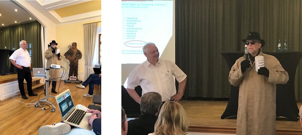 05.05.2018 Hermann Sauer und John Tracker auf Bundeskongress des #cnetz