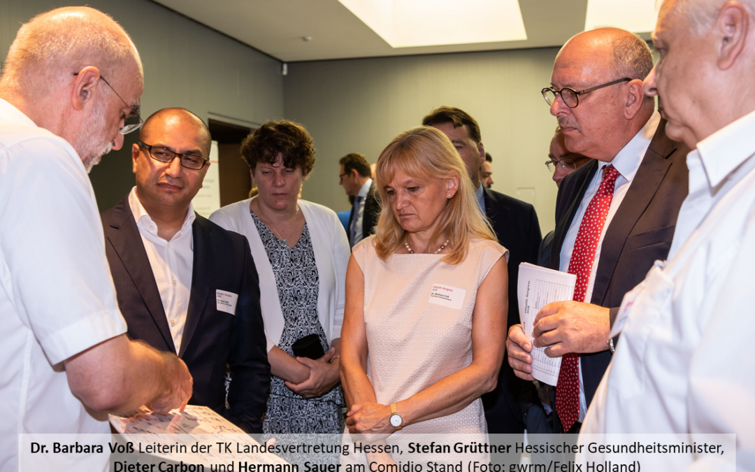 08.08.2018 eHealth Kongress, IHK Frankfurt: Comidio stellt aus – Hermann Sauer referiert zu „Sichere Kommunikation in der Praxis“