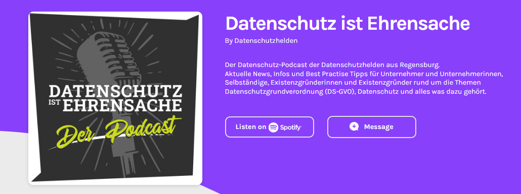 10.08.2020 Hermann Sauer im aktuellen Podcast der Datenschutzhelden zum Thema Videokonferenz